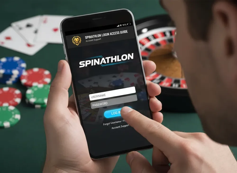 Spinathlon login guide for casino account access